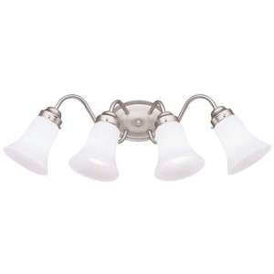 26 in. 4 Lights Vanity Light Nickel Finish Fashion