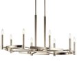 Tolani 43  8-Light Chandelier, Polished Nickel Finish Fashion