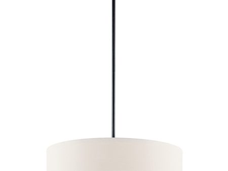 20 in. 3 Lights Pendant Light Black Finish Fashion