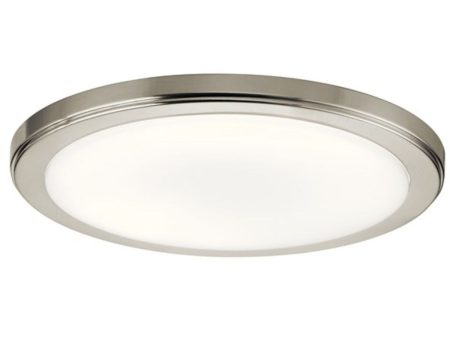 Zeo 13 in. LED Round Disk Light 1500 Lumens 3000K Brushed Nickel Online Hot Sale