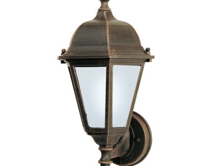 Westlake LED E26 15 in. upwardLED Outdoor Wall Light 455 Lumens 3000K Bronze Finish on Sale