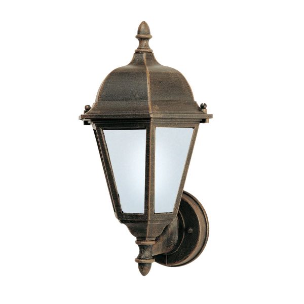 Westlake LED E26 15 in. upwardLED Outdoor Wall Light 455 Lumens 3000K Bronze Finish on Sale