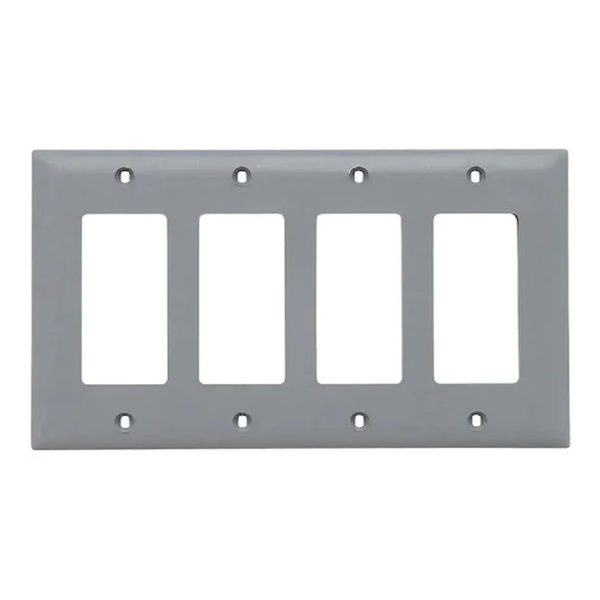 TradeMaster 4-Gang Decorator Wall Plate Cheap