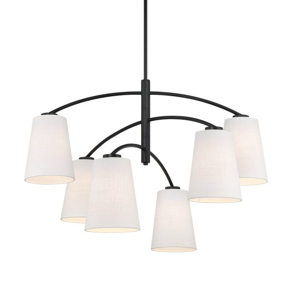 Headington Chandelier White Finish Fashion