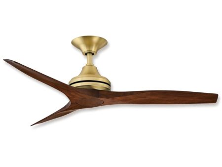 Spitfire Brushed Brass 48 in. Ceiling Fan Motor, Blades Sold Separately Cheap