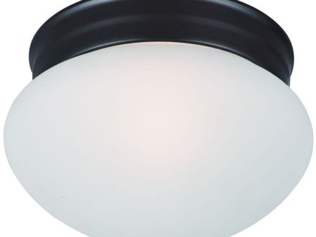 Essentials-588x 8 in. Ceiling Puff Light Bronze finish Frosted Glass For Sale