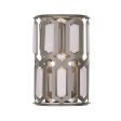 Hexly Wall Sconce Silver Finish Sale