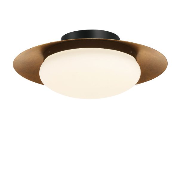 Zinola 15  1 Light LED Flush Mount Gold Finish Online now