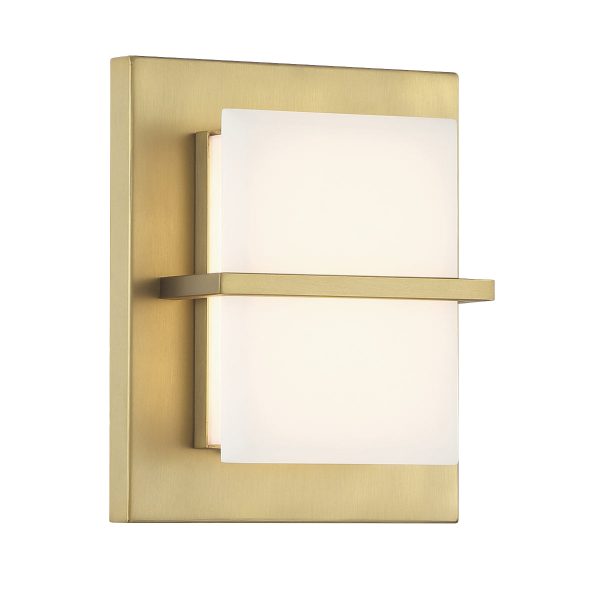 Tarnos 8  1 Light LED Wall Sconce Brass Finish For Discount