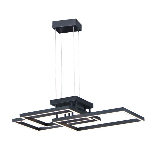 Traverse 36 in. LED Pendant Light Black finish Online Hot Sale