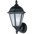 Westlake LED E26 15 in. upward LED Outdoor Wall Light 455 Lumens 3000K Black Finish Online now