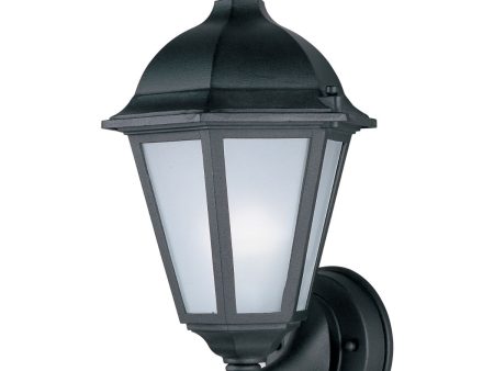 Westlake LED E26 15 in. upward LED Outdoor Wall Light 455 Lumens 3000K Black Finish Online now