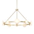 Zill 27  10 Lights LED Chandelier Gold Finish For Cheap