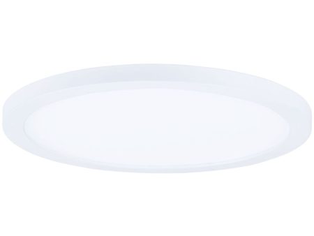 Wafer 15 in. LED Round Disk Light 3000 Lumens 3000K White finish Sale