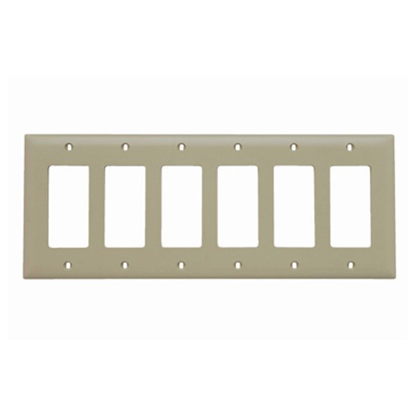 TradeMaster 6-Gang Decorator Wall Plate Online Hot Sale