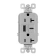 Legrand TR20USBAC6 Tamper Resistant 20A Duplex Receptacle with USB Type A C Sale