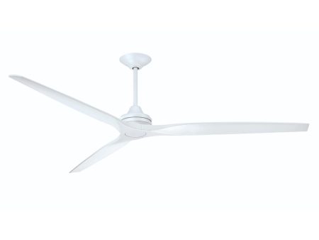 Spitfire DC Matte White 84 in. Ceiling Fan Motor, Blades Sold Separately Online