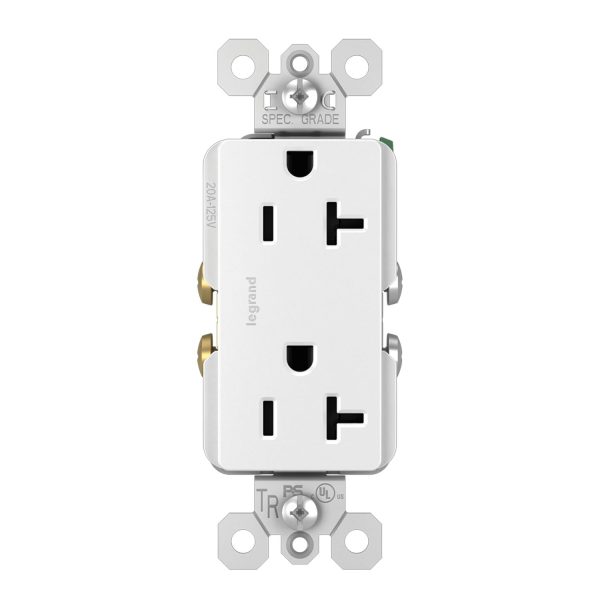 Legrand TR26352R radiant Spec Grade 20A Duplex Tamper-Resistant Receptacle Discount