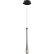 Stillo 2 in. Single LED Pendant Light Black finish Online