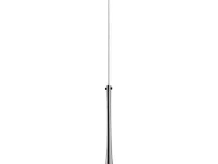 Stillo 2 in. Single LED Pendant Light Black finish Online