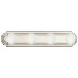 24  4-Light Bath Bar Nickel Finish For Discount