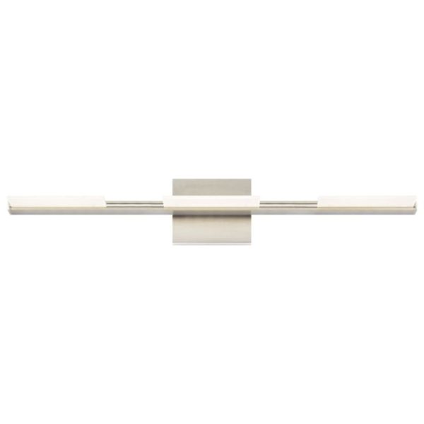 Tris 26 in. LED Bath Bar 277V 671 Lumens 3000K Nickel Finish Discount