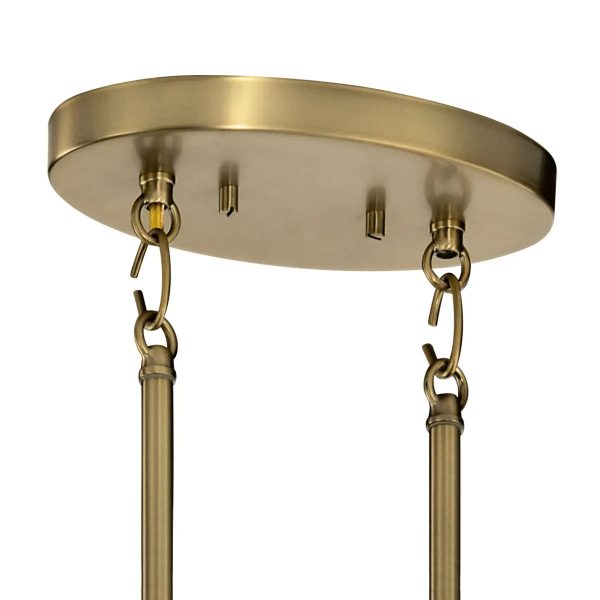 Tolani 43  8-Light Chandelier, Brushed Natural Brass Finish Online Hot Sale