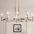 Tolani 43  8-Light Chandelier, Polished Nickel Finish Fashion