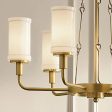 Vetivene 29  6-Light Chandelier, Natural Brass Finish For Cheap