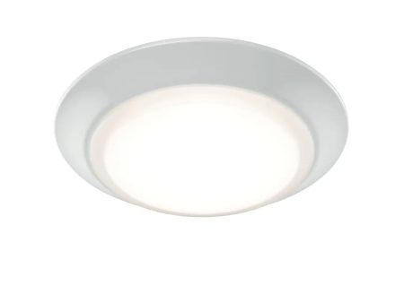 Gen Select 7  LED Flush Mount Light, White Finish Hot on Sale