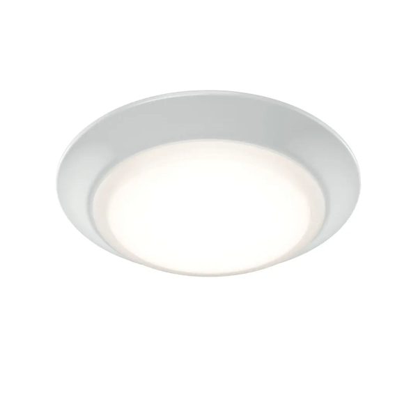 Gen Select 7  LED Flush Mount Light, White Finish Hot on Sale