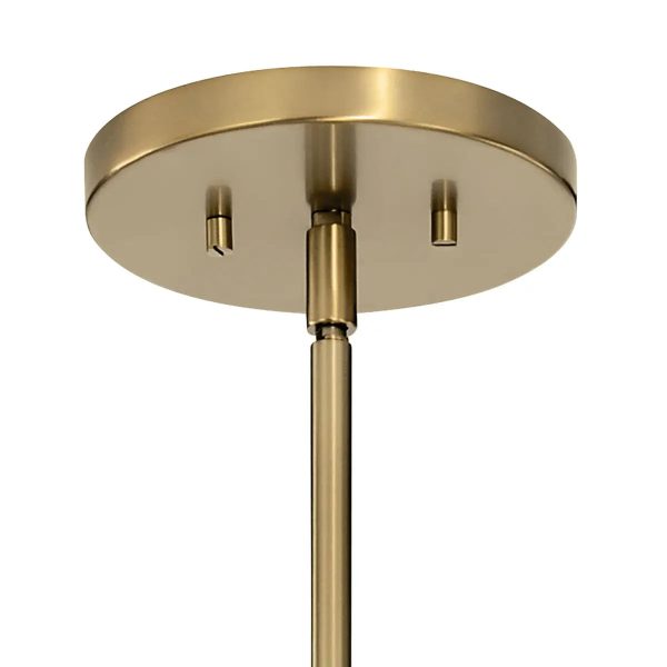 Tolani 34  6-Light Chandelier, Brushed Natural Brass Finish Online Hot Sale