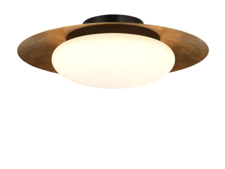 Zinola 18  1 Light LED Flush Mount Gold Finish Discount