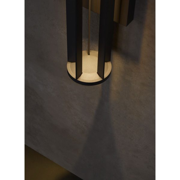 Turbo 18 In. LED Outdoor Wall Sconce 4000K Surge Protection Bronze Finish For Sale