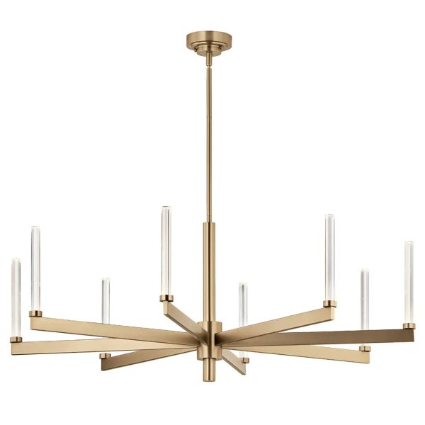 Sycara 49  8-Light LED Chandelier, Champagne Bronze Finish Sale