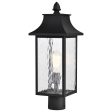 Austen 20  Lamp Post, Matte Black Finish For Sale