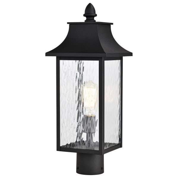 Austen 20  Lamp Post, Matte Black Finish For Sale