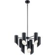 Trentino 26  9-Light Chandelier, Black Finish Online now