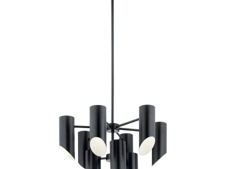 Trentino 26  9-Light Chandelier, Black Finish Online now