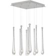 Stillo 16 in. 9 Lights LED Pendant Light Satin Nickel finish Online Hot Sale