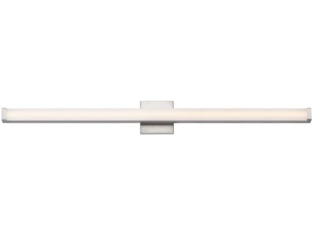 Spec 48 in. LED Bath Bar Satin Nickel Finish Online Sale