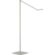 Focaccia Silver Transitional LED Floor Lamp with USB Port For Discount