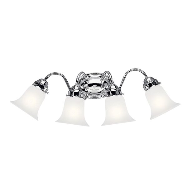 26 in. 4 Lights Vanity Light Chrome Finish Fashion