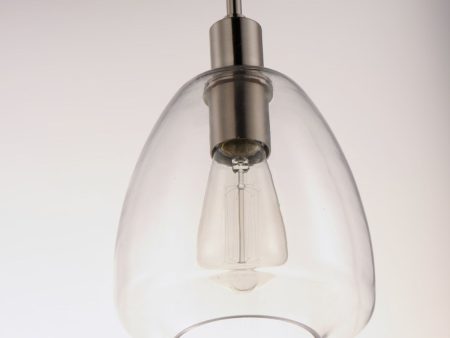 Babylon 7 in. Pendant Light Nickel Finish Online Sale