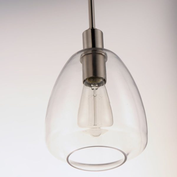 Babylon 7 in. Pendant Light Nickel Finish Online Sale