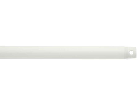 18 Inch Fan Downrod, White Finish For Discount