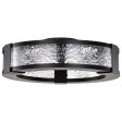 Darrow 13  LED Flush Mount Light, Matte Black Finish on Sale