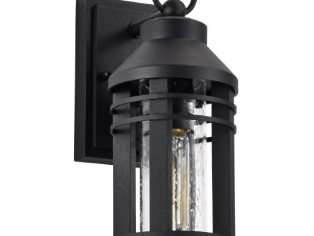 Wilton 12  Outdoor Wall Light, Matte Black Finish Fashion