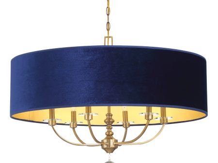 Van Noord 32  6 Lights Pendant Light Blue Finish Online Hot Sale