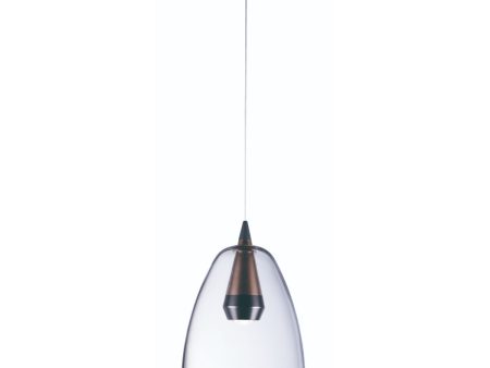 Sven 8 in. LED Pendant Light Black finish Online Hot Sale